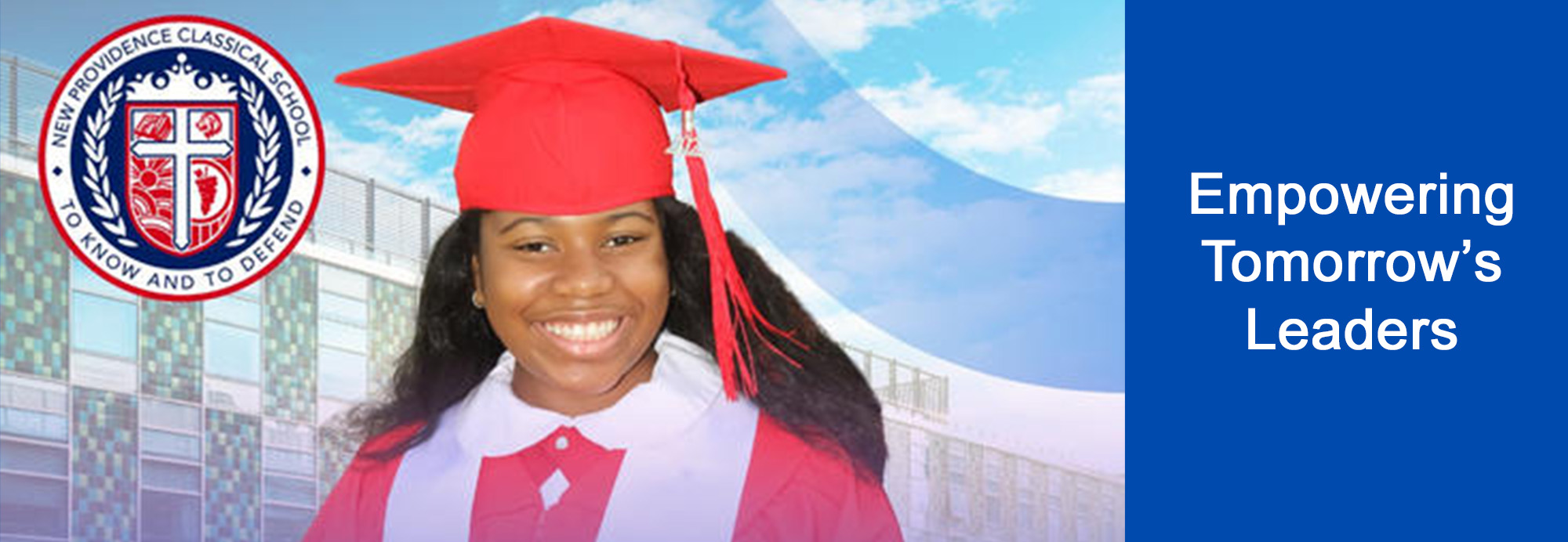 Empowering Tomorrow's Leaders with beautiful graduate smiling in her cap and gown